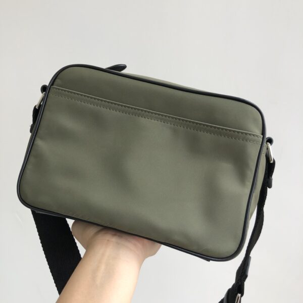 Burberry Striped Printed Nylon Camera Bag - Green - Image 3