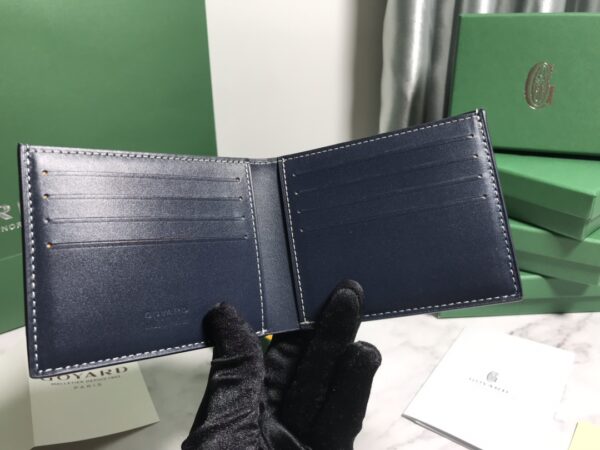 Goyard Hemp Wallet - Dark Blue - Image 3