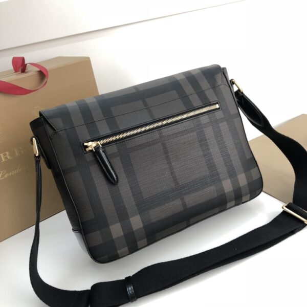 Burberry Mellow London Check Bag – Gray - Image 5