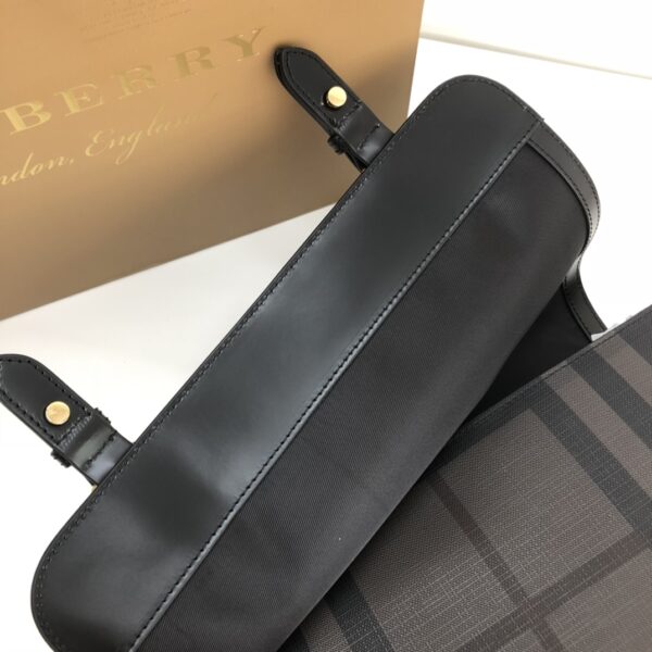 Burberry Mellow London Check Bag – Gray - Image 4