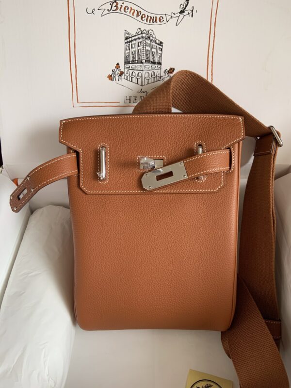 Hermes HAC A DOS Handbag – Brown - Image 4