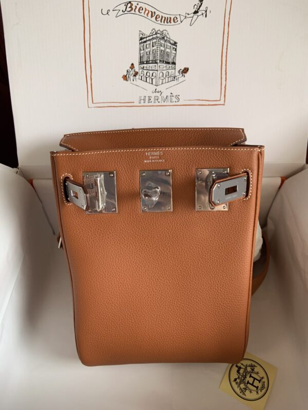 Hermes HAC A DOS Handbag – Brown - Image 3