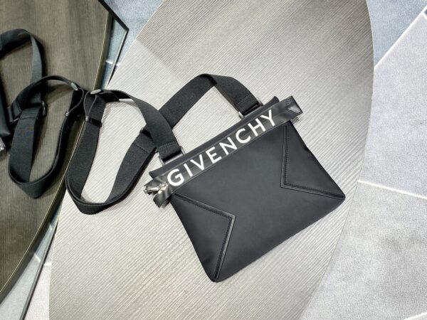 Givenchy Zipper Opening Crossbody Bag - Black - Image 3