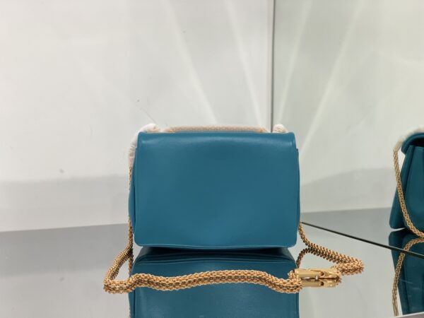 Valentino Liustud Tofu Bag - Blue - Image 3