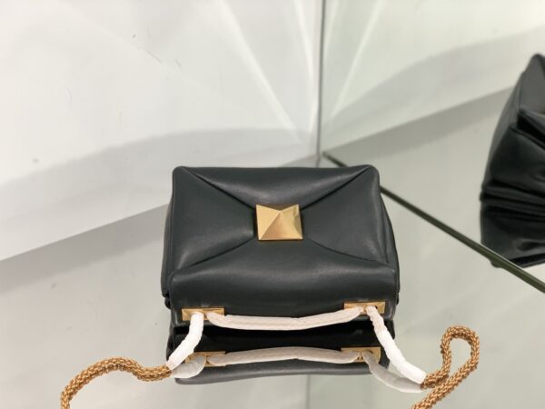 Valentino Liustud Tofu Bag - Black - Image 4