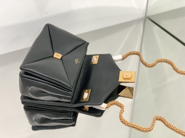 Valentino Liustud Tofu Bag - Black - Image 3