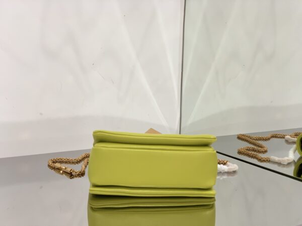 Valentino Liustud Tofu Bag - Lime - Image 3