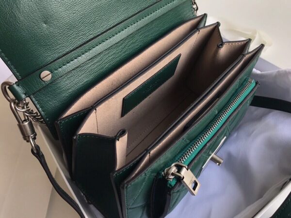 Givenchy Gv3 Diamond Series Small Handbag - Green - Image 2