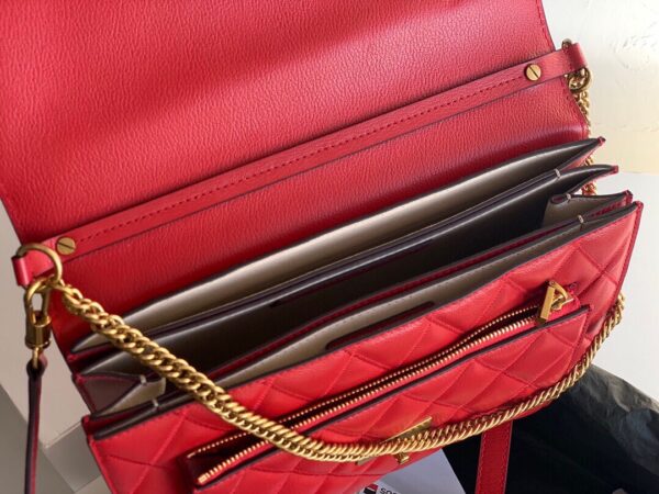 Givenchy Gv3 Diamond Series Medium Handbag - Red - Image 2