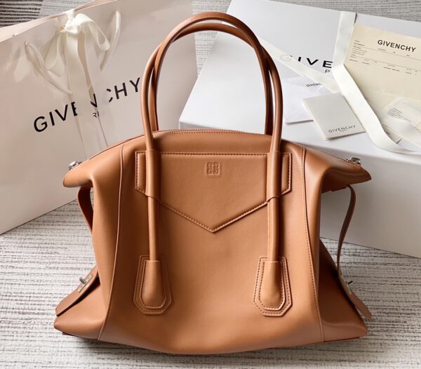 Givenchy G’s Antigona Lock Soft Handbag - Brown - Image 5