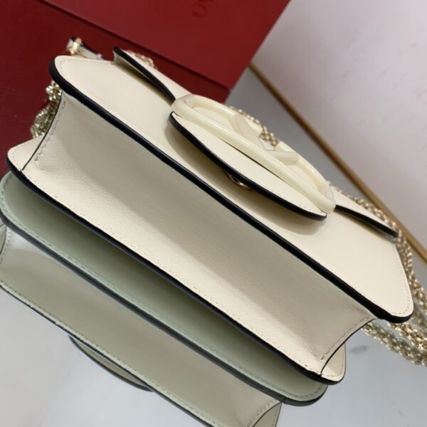 Valentino Garavani Mini Calfskin Handbag - White - Image 2